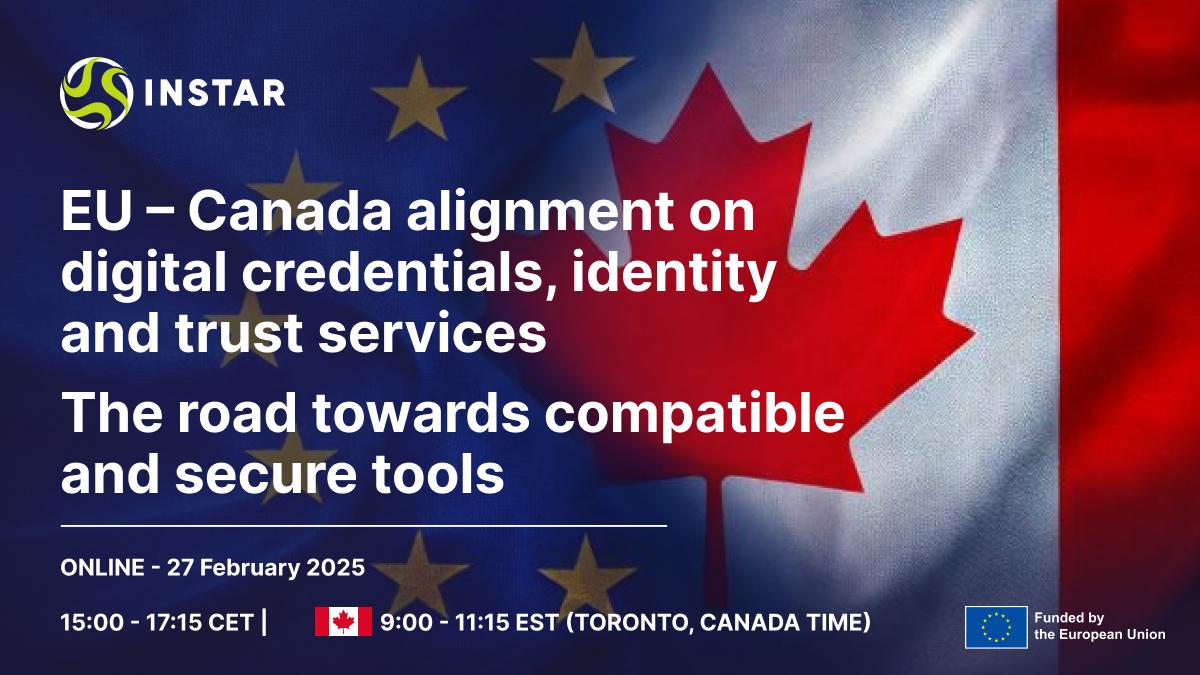 EU – Canada alignment on digital credentials, identity and trust services |The road towards compatible and secure tools
