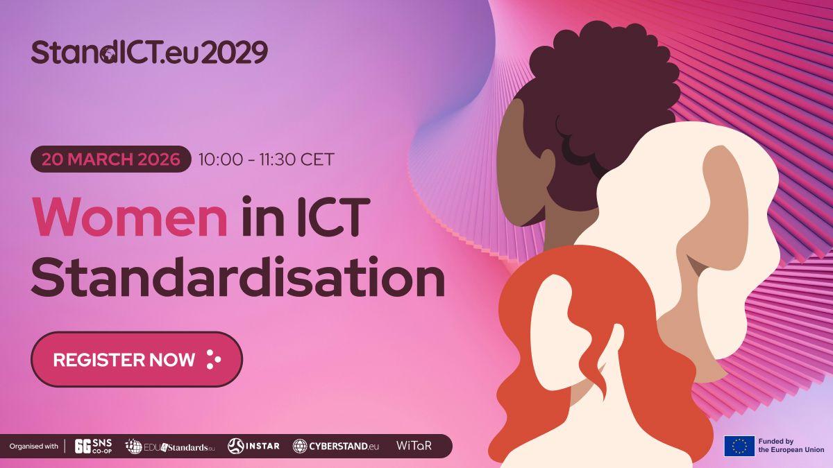 women in ICT standardisation webinar banner