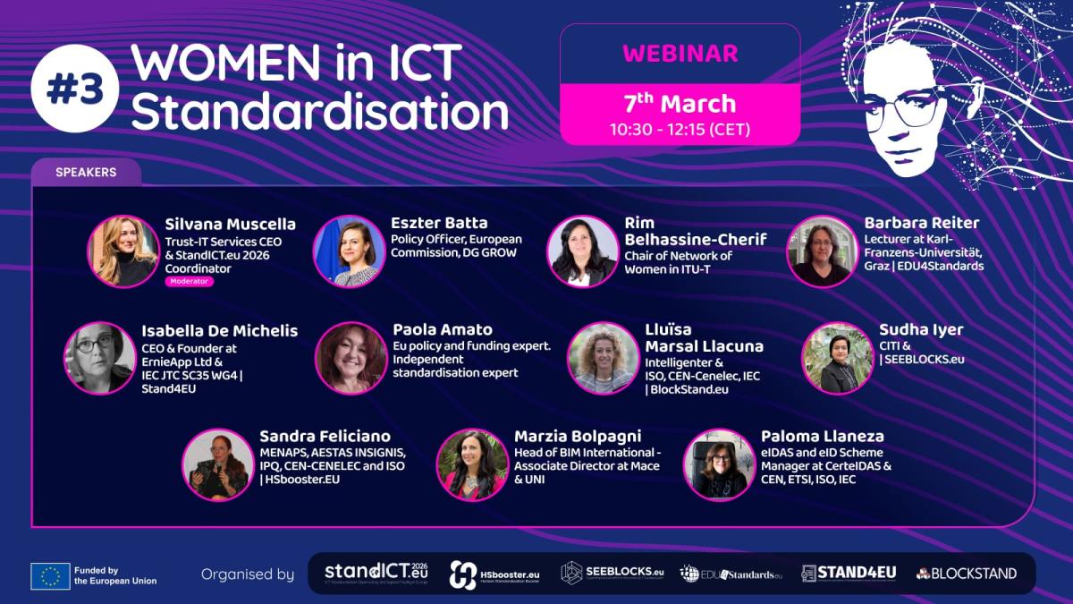 Women in ICT Standardisation webinar